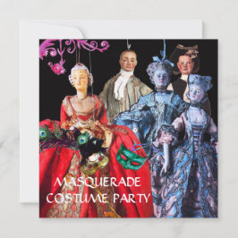 INVITACIÓN ANTIGUA ITALIANA BOMBA FIESTA DE CÓSTUME MASQUERAD