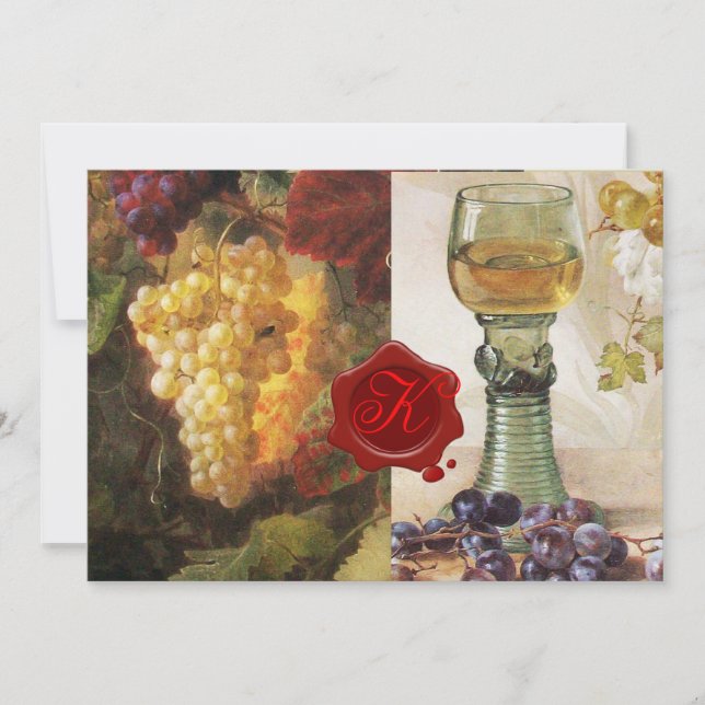 INVITACIÓN ANTIGUA VINEYARD VINEYARD FIESTA DE ENSAYO DE CERD (Anverso)