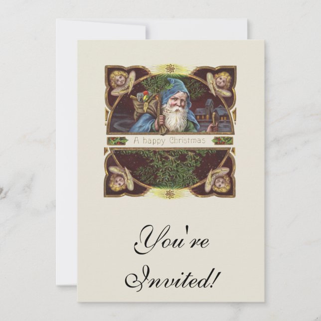 Invitación Antigüedad de los Navidades de Santa Angels de Vic (Anverso)