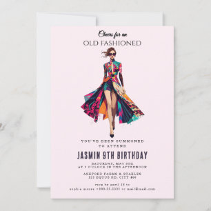 Invitación Antiguo Día de la Moda"