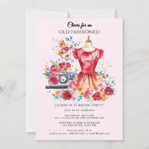 Invitación Antiguo Día de la Moda"