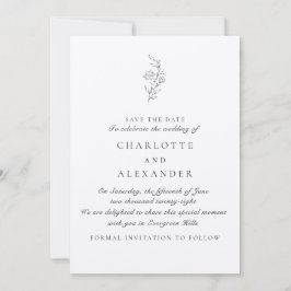 Invitación Antiguo Dinero Estético, transparente bg guardar l