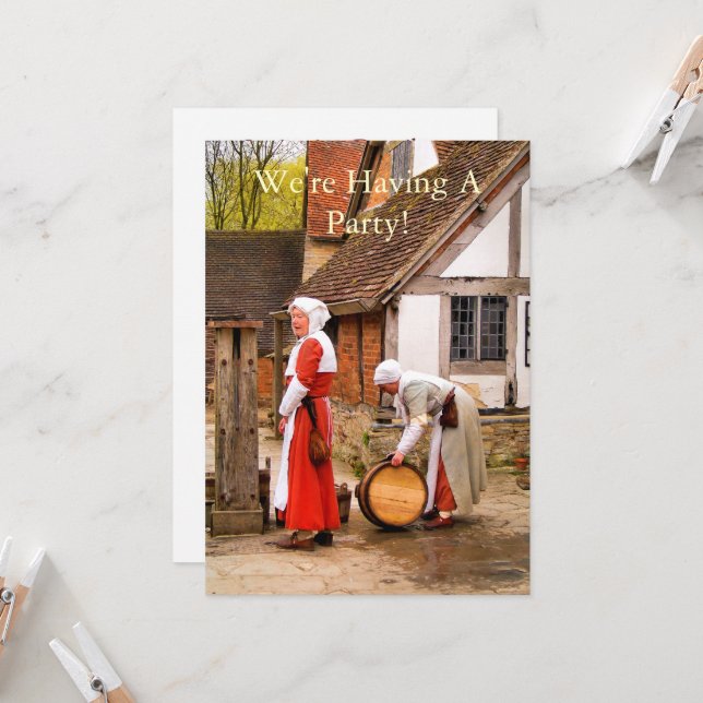 INVITACIÓN ANTIGUO INGLATERRA (Anverso/Reverso In Situ)