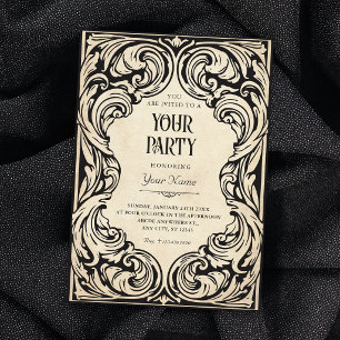 Invitación Antiguo ornamentado 