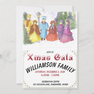 INVITACIÓN ANTIGUOS CAROLERS MORADOS DEL PARTIDO XMAS GALA