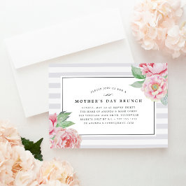 Invitación Antique Peony | Mother's Day Brunch Invitation
