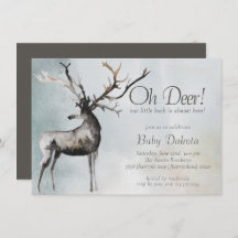 Antlers Rústicos | Oh Deer Little Buck Baby Shower