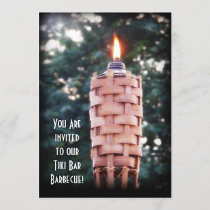 Invitación ¡Antorcha Tiki BBQ!