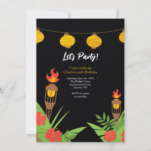 Invitación Antorchas Tiki