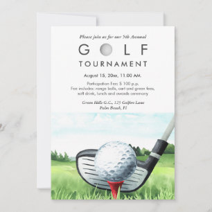 Invitación anual al torneo de golf