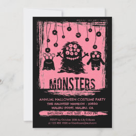 Invitación anual de la fiesta de disfraces de Hall
