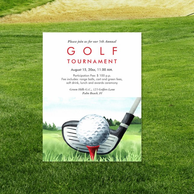 Invitación anual del Torneo de Golf (Subido por el creador)