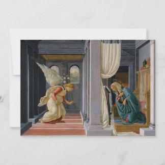 Invitación Anunciación de Sandro Botticelli