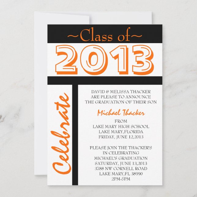 Invitación Anuncio/Invitación Elegante (Anverso)