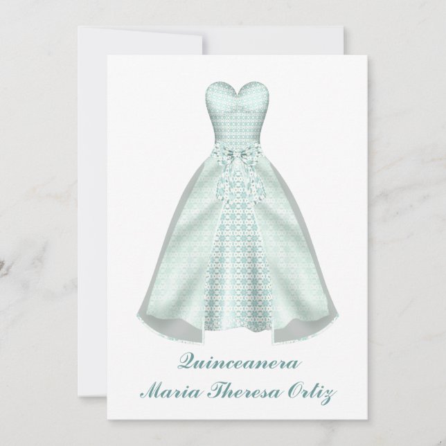 Invitación Anuncio Quinceañera Cumpleaños 15 (Anverso)