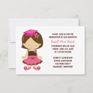 Invitación Anuncios de graduación de la escuela primaria