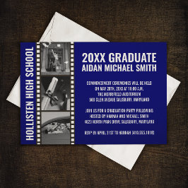 Invitación Anuncios de graduación fotográfica de personalizad