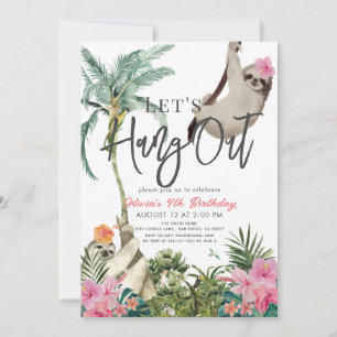 Invitación Apaguemos el cumpleaños del Chica de la jungla esl