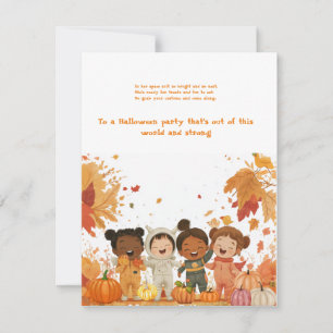Invitación ¡Apaguen a la diversión de Halloween!