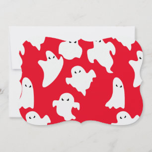Invitación aparición paranormal sobrenatural en halloween fan