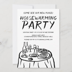 Invitación Apartamento con balcón caprichoso regalo de inaugu