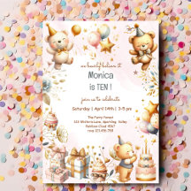 Apenas creemos, cumpleaños de niños oso de peluche