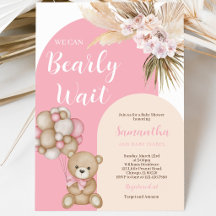 Apenas Podemos Esperar Chica Baby Shower
