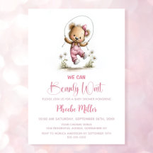 Apenas Podemos Esperar Osito de Peluche Baby Showe