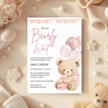 Apenas Podemos Esperar Oso de Peluche Baby Shower