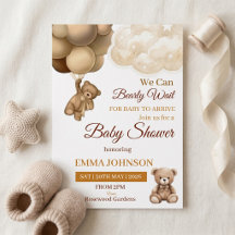 Apenas Podemos Esperar Oso de Peluche Fiesta de Be