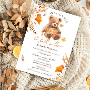 Invitación Apenas Podemos Esperar Para Enamorarnos de Baby Sh