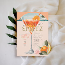Aperol Spritz Cocktail Naranja Moda Bridal Shower