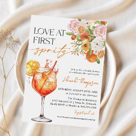 Invitación Aperol Spritz Love In First Spritz Bridal Shower