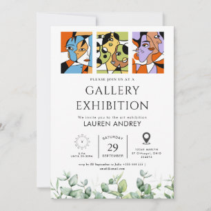 Invitación Apertura de galería de arte