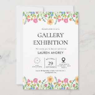 Invitación Apertura de galería de arte