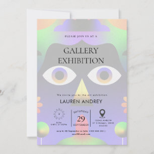 Invitación Apertura de galería de arte