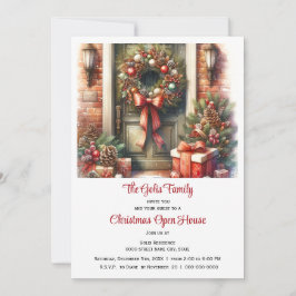 Invitación Apertura de la casa de los Navidades de la puerta 