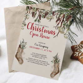 Invitación Apertura de Navidades de SNOWY PINES Company