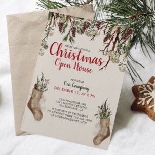 Invitación Apertura de Navidades de SNOWY PINES Company