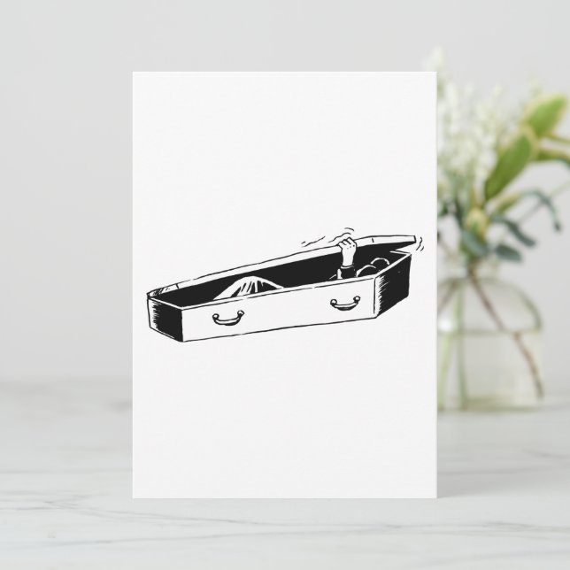 Invitación Apertura del féretro (Anverso de pie)