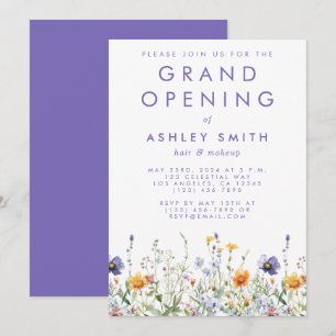 Invitación Apertura del Grand Wildflower