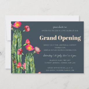 INVITACIÓN APERTURA GRANDES FLORES ROSADAS DE LA MARINA FAUNA