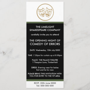 Invitación Apertura o cierre de un drama nocturno demanda inv