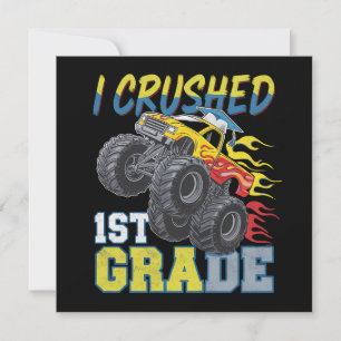 Invitación Aplasté la Graduación Gradual de Monstruo de Prime