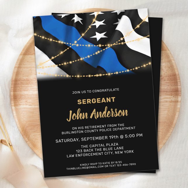 Invitación Aplicación de la ley de jubilación de la policía L (Subido por el creador)