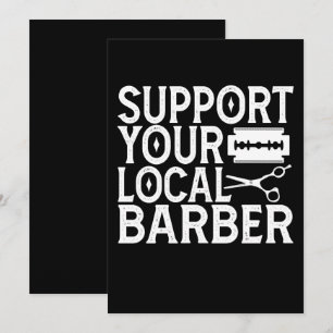 Invitación Apoya a tu barbero local 2024