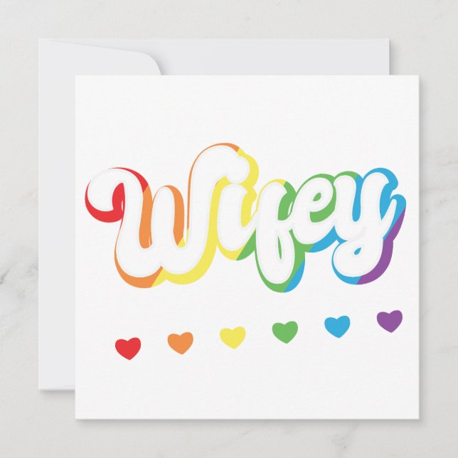 Invitación Apoyo a lesbianas gay LGBTQIA con arco iris (Anverso)