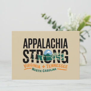 Invitación Appalachia Strong Mountain Senderismo al aire libr