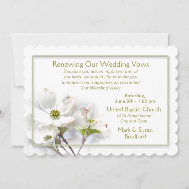INVITACIÓN APPLE BLOSSOM RENOVACIÓN DE VOTOS/INVITACIÓN DE BO (Anverso)