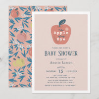 Apple de mi Chica Rosa de los Ojos Baby Shower